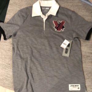 Gap Star Wars Vader short sleeve polo shirt